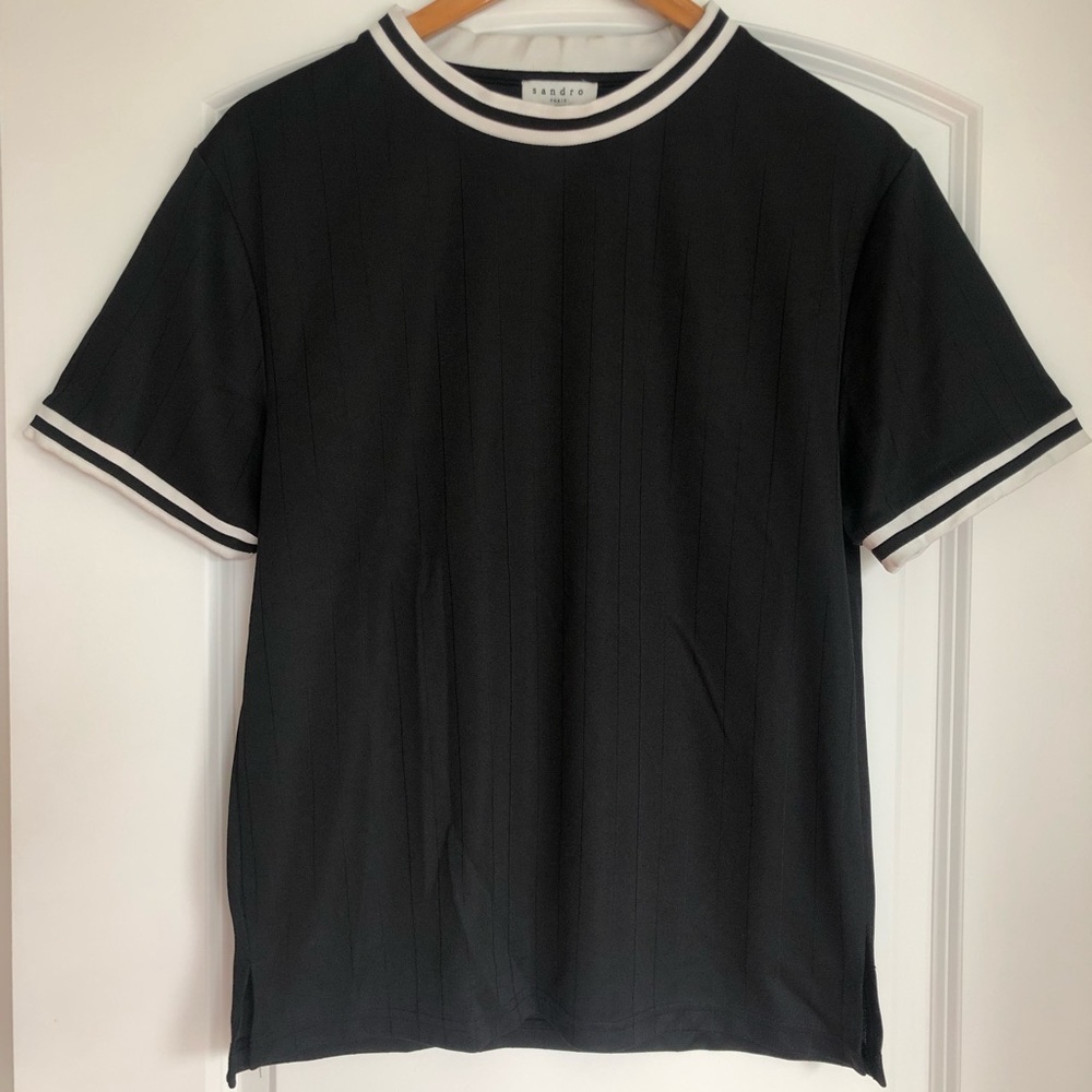 Sandro woven tee shirt